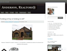 Tablet Screenshot of anderson-realtors.net